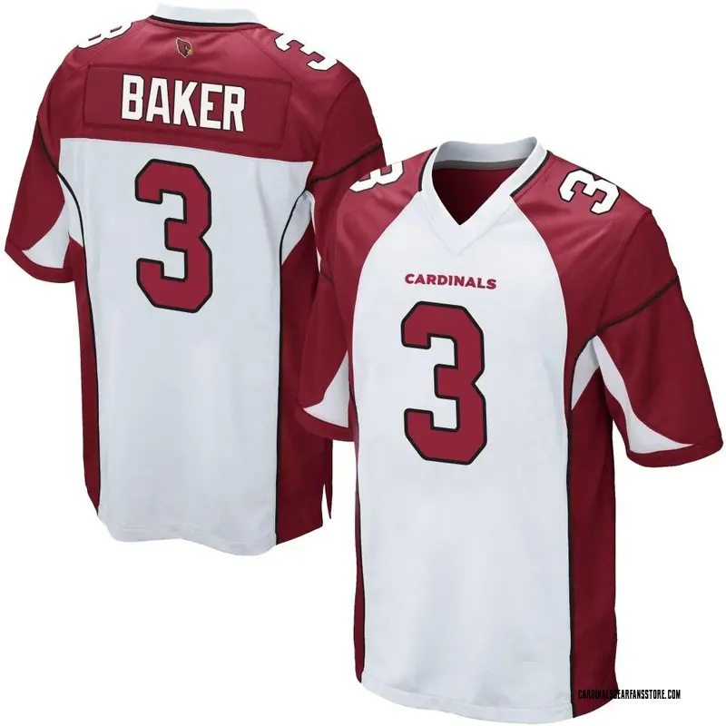 Men's Nike Budda Baker White Arizona Cardinals Vapor F.U.S.E. Limited Jersey Size: Medium