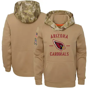 Men's Arizona Cardinals Nike Tan 2019 Salute to Service Sideline Therma  Pullover Hoodie