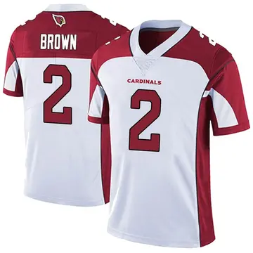 Nike Men's Arizona Cardinals Marquise Brown #2 White Game Jersey