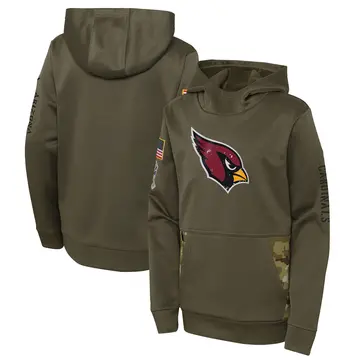 Youth Nike Brown Arizona Cardinals 2023 Salute to Service Club Fleece  Pullover Hoodie